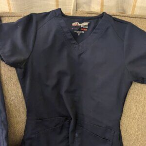 Grey's anatomy set of navy scrubs